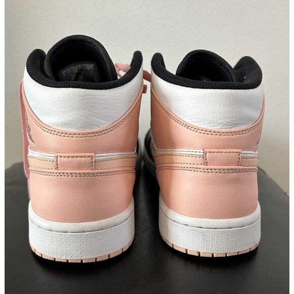 Size 9 Nike Air Jordan 1 Mid Artic Orange Crimson Tint Salmon - Picture 6 of 9